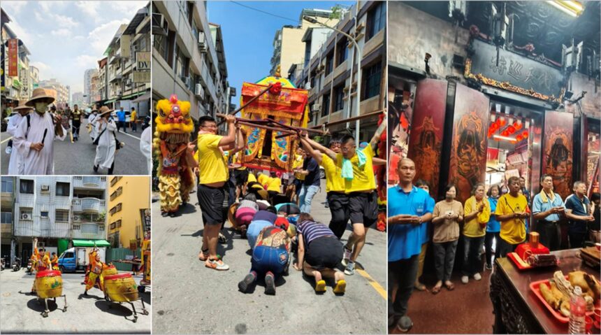 蕭太傅遶境抵祀典大天后宮及麻豆代天府  齊慶王船到台百年