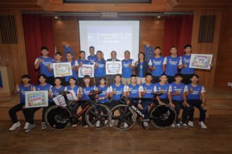 2025自由車協會授旗12位國手及外籍教練團迎戰亞洲盃比賽