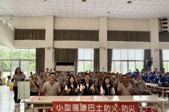 保障身障朋友乘車安全！　中市復康巴士防災演訓登場