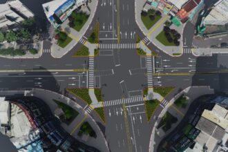 中市進化北路人行道優化並換植行道樹　建設局攜手護樹團體共創安全綠意街景