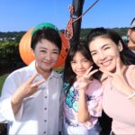 台中石岡熱氣球嘉年華開幕！盧市長偕「模範夫妻」阿Ben、徐小可乘熱氣球　邀全國民眾體驗山城魅力