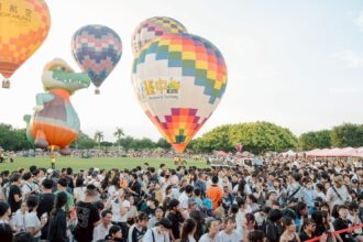 石岡熱氣球人氣爆棚！單日湧入15萬人　民政局長：今年造訪人次將創新高