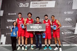 FIBA 3×3 台北挑戰賽　阿姆斯特丹封王　蔣萬安親頒冠軍盃