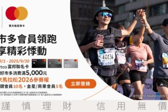 好市多攜手萬事達卡 Costco富邦聯名卡　東京馬拉松2026 等你開跑！