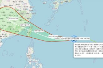 楊柳颱風路徑出爐！週二恐海陸警齊發　週三影響最劇烈
