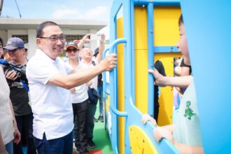 中環公園完工啟用　侯友宜：塭仔圳開發重大里程碑