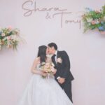 林逸欣(Shara)與科技業老公Tony 歷經三年疫情延宕三度籌備 終於圓夢的幸福儀式