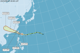 楊柳直撲台灣　暴風圈擴大　雲林以南9縣市停班課
