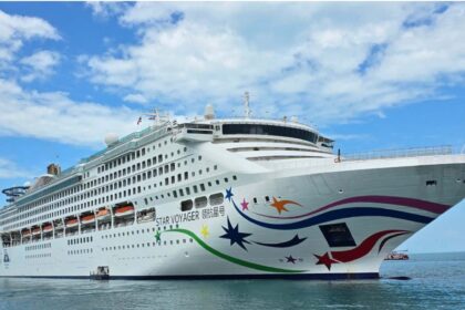 澎湖港迎接領航星號國際郵輪　靠泊馬公1號碼頭　展現郵輪示範港實力