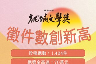 桃城文學獎徵件破紀錄　跨世代創作力齊發