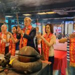 慕名七星燈神威　謝玲玲參拜陽明山姜太公道場