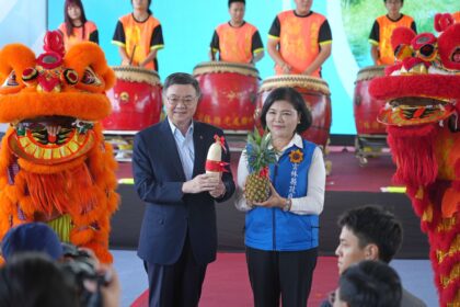 卓榮泰、張麗善主持「安慶圳治理工程」動土　中央地方合作打造治水新典範