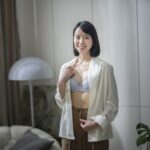 程予希突破最大尺度拍黛安芬內衣 抬頭挺胸好美