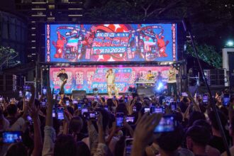 玖壹壹魅力火爆 把街頭變成大型音樂會 粉絲癱瘓台中老虎城