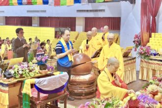 聖德釋證達教尊主法地藏菩薩聖誕法會   500多善信同霑天降雨花樹甘露