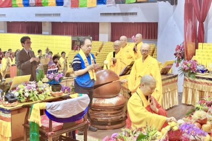 聖德釋證達教尊主法地藏菩薩聖誕法會   500多善信同霑天降雨花樹甘露