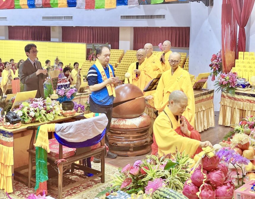 聖德釋證達教尊主法地藏菩薩聖誕法會   500多善信同霑天降雨花樹甘露