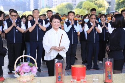 中市府舉行中元普渡　盧市長祈求三大心願：國家安定、市政昌隆、人民安心