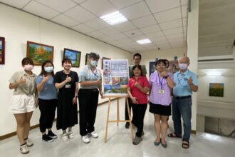 洽公空間添藝文氣息 　「遇見芳跡」陳淑芳油畫展龍井地所登場