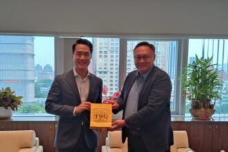 新加坡駐台北商務辦事處蕭偉雄副代表拜會中市府　鄭副市長盼深化經貿文化合作