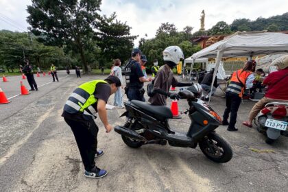 守護城市安寧！　中彰投三縣市聯手稽查噪音車