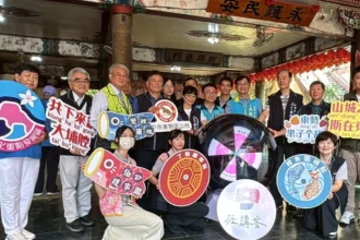 鯉魚伯公文化祭啟用雙鯉圖根點　東勢地政結合文史觀光添亮點