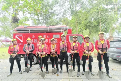 謝國樑、邱佩琳心繫花蓮災情捐一月薪資　結合基隆市民善款200萬助重建