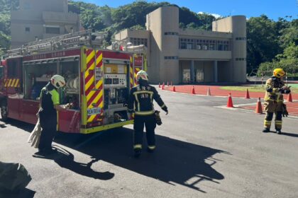 強化跨區協作！基隆五大消防分隊正濱國小實兵演練