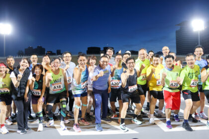 新北市府員工5000公尺挑戰　侯友宜順利完賽　鼓勵同仁感受跑步樂趣