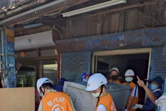 同島一命！臺北市消防與替代役挺進花蓮助災後重建