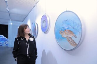 輝映古今－邱素美工筆畫師生展基隆開展　傳統筆墨交織當代美學