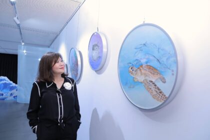 輝映古今－邱素美工筆畫師生展基隆開展　傳統筆墨交織當代美學