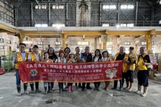 為花蓮馬太鞍點亮希望 獅子送暖、攜手重建