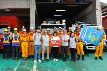 即刻救援！嘉義市救援隊挺進花蓮　黃敏惠親送打氣助災區重生