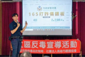 英明社區攜手警政與觀護協會　共築反毒反詐安全網