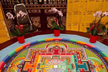 砂壇城曼陀羅，令人驚艷/薩迦派「普巴」「大日如來」殊勝法會 台印兩地同步啟建