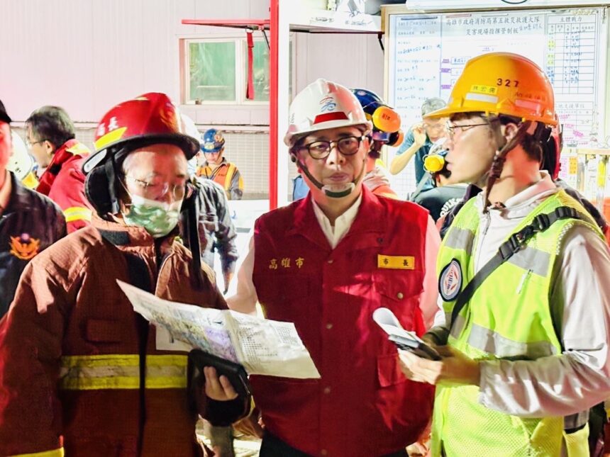 興達電廠晚間發生火警　陳其邁趕往現場了解事故