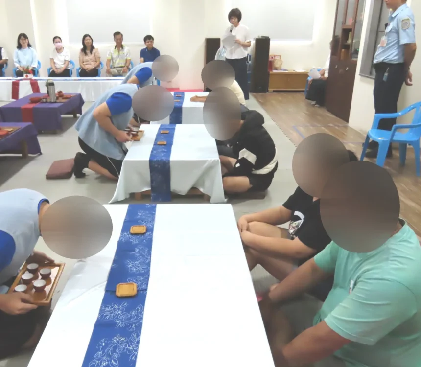 中秋茶禪孝親；以茶香向父母致意—臺南少年觀護所用文化儀式喚醒感恩