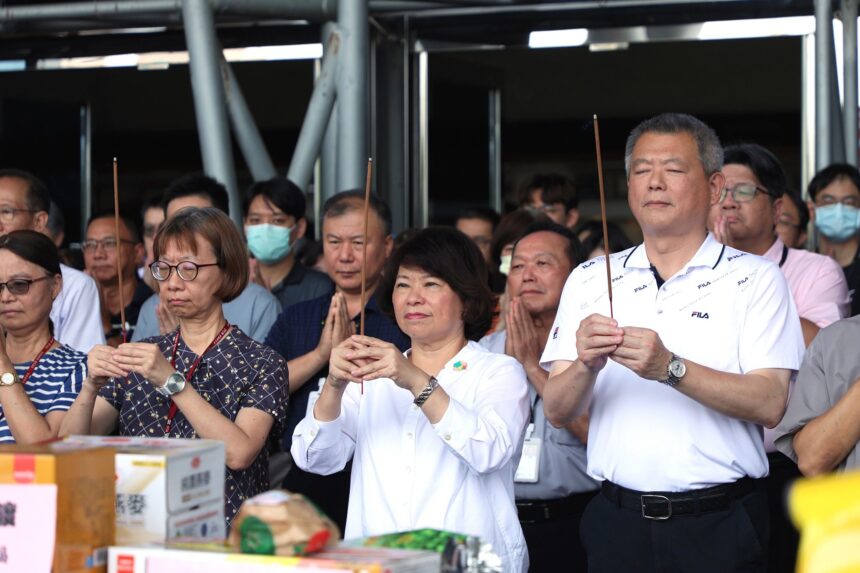 嘉義市府普渡祭典倡環保祭祀　黃敏惠祈願順心安康