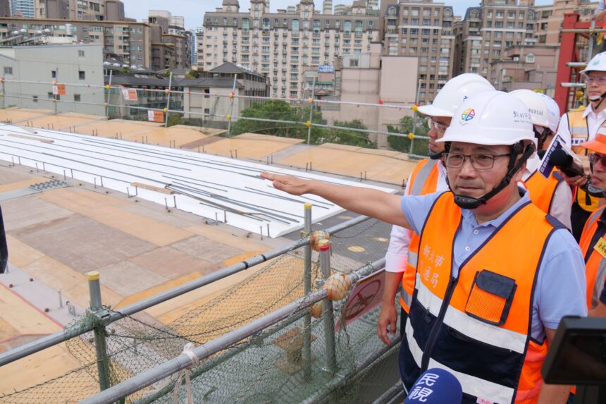 視察林口交流道南出北入匝道改善工程　侯友宜：盼提前完工提升道路服務水準