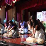 開學了！中華醫大新鮮人一起來CPR+AED入學禮考驗
