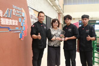 中華醫大餐旅系學生李帆畇洪鈺閎勇奪2025銀養創新料理競賽校園組總冠軍