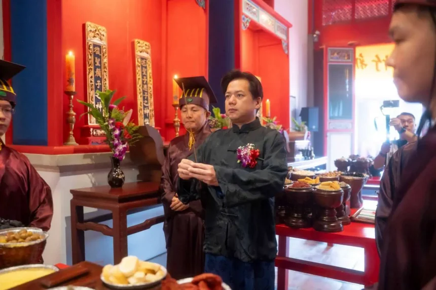 三獻古禮再現！新竹孔廟隆重祭孔紀念孔子2575誕辰
