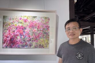 游森竣水彩畫洄游山海間將山與海的內涵顯現