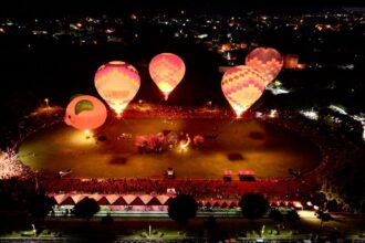 今夏最燃！台中石岡熱氣球3天湧31萬人次　民政局長：打造山城特色品牌