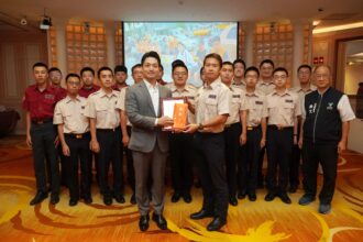 北市秋節敬軍　蔣萬安、戴錫欽與工商界慰勞保家衛國將士