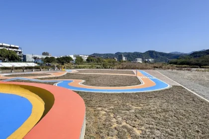 草湖溪畔新亮點！　大里滑步車道與滑板車廣場啟用 親子遊憩再升級
