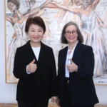 美國在台協會華盛頓總部執行理事藍鶯蒞臨台中　盧市長以美食會友 盼持續深化與美國友好合作