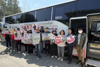 熱血迎新春！　中市環保局清潔隊挽袖捐血做公益