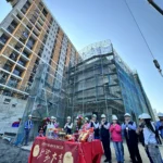 台中公園第一排！　東區台中公園二期好宅今上梁 進度超前力拚年底完工